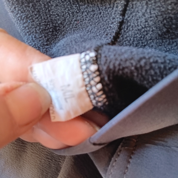 Black leggings with inside warmth lining elastic waist leggings size M/L - Picture 6 of 7